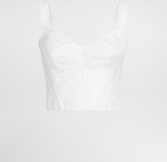 Dolce & Gabbana Bustier - Woman Shirts And Tops White 38