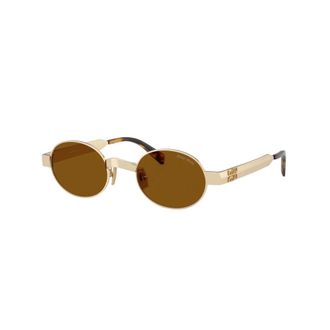 Miu Miu Sunglasses, female, Yellow, Size: 47 MM MU B51S Sunglasses