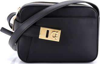 Ferragamo Gancini Archive Camera Bag Leather