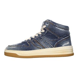 Hogan H630 Sneakers - Dames - Sneakers - Blauw - 36 EU - Leer - Schoenen