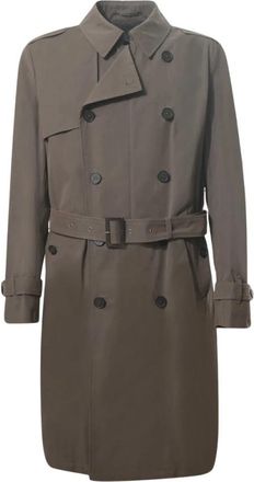 Herno Trench Coats - Heren - Trenchcoats - Bruin - XL - Jassen