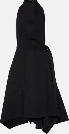 Proenza Schouler Yoko cotton-blend poplin wrap dress