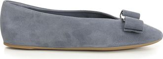 Ferragamo Vara Suede Ballerina