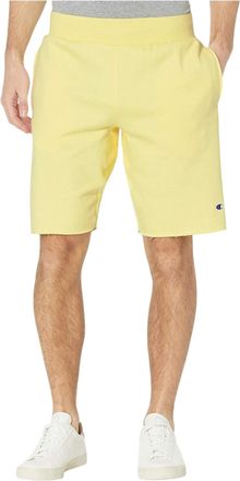 Champion C Life Reverse Weave Cut Shorts in Off Lemon/Glacier Men