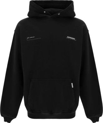 Represent Represent, Heren, Sweatshirts & Hoodies, Zwart, Maat: XL Katoen