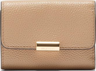 Cole Haan Womens Rachel Compact Wallet - Beige