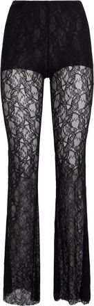 Philosophy di Lorenzo Serafini Lace Broeken - Dames - Wijde Broeken - Zwart - M - Broeken