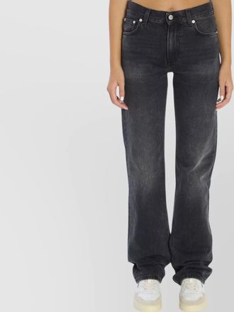 Haikure authentic denim trousers five pocket design