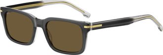 HUGO BOSS Brown Square Mens Sunglasses BOSS 1628/S 0KB7/70 54