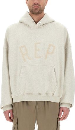 Represent Relaxed Fit Hoodie With Embroidered Logo