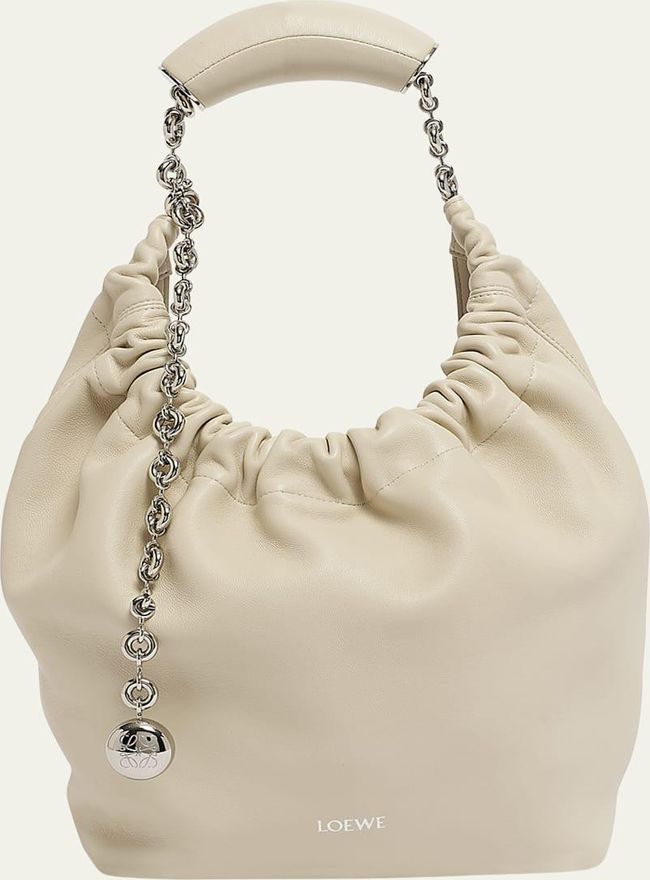 Squeeze Small Shoulder Bag in Napa Leather