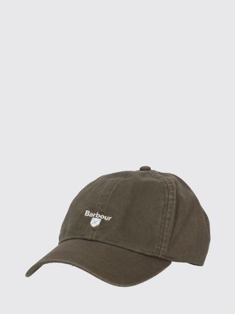 Barbour Cappello Cascade Barbour in cotone con logo ricamato