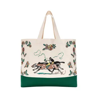 The Great. Womens Derry Tote Bag In Cream