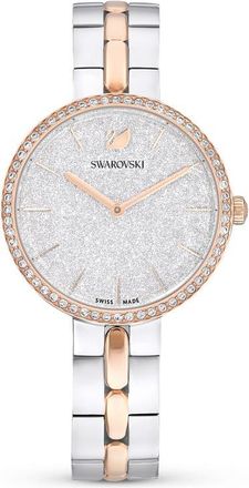 Swarovski Cosmopolitan Bracelet Watch, 40mm in White at Nordstrom