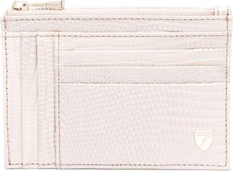 Aspinal of London logo-plaque leather cardholder - men - Calf Leather - One Size - Neutrals