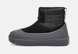 UGG Mens Classic Mini Lace Up Boots In Black
