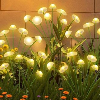 OEM Luces Solares Led De 32 Led Para Patio, Impermeables, Columpio De Viento, Luci&eacute;rnagas, Hadas, Canal, Arbustos, Decoraci&oacute;n De Jard&iacute;n (blanco)
