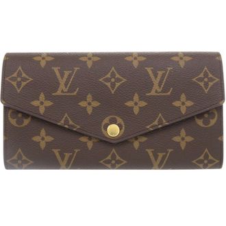 Louis Vuitton Brown Monogram Monogram Long Wallet (Bi-Fold) (Pre-Owned)