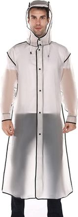 Generic 2025 Mens Jacket Adult Wrapped Raincoat Mens and Womens Protective Jacket Fashion Mountaineering Fishing Transparent Thickened Poncho Dress Jackets an