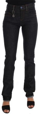 Costume National Donkerblauwe Super Slim Jeans - Dames - Slim Fit Jeans - Blauw - W26 - Katoen - Jeans