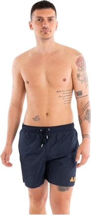 Sun 68 Badmode, Heren, Blauw, S, Polyester, Zwemshorts