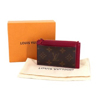 Louis Vuitton Brown Fuchsia Monogram Monogram Leather Coin Purse/Coin Case (Pre-Owned)
