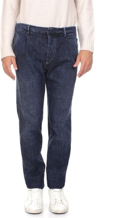 Incotex Dark Blue Straight-Leg Denim Jeans
