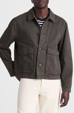 Madewell Patch Pocket Work Jacket in Soft Charcoal at Nordstrom Rack, Size Medium