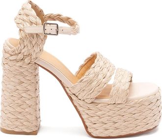 Castaner Castaner Sandalen Wit - Dames - Sandalen met hakken - Wit - 38 EU - Leer - Schoenen