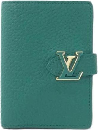Louis Vuitton Pre-owned Wallets, female, Green, Size: ONE SIZE Pre-owned Fabric Wallet