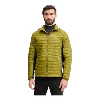 Columbia Powder Pass Hybrid Jacket - Heren - Sport - Groen - Maat: M Leer