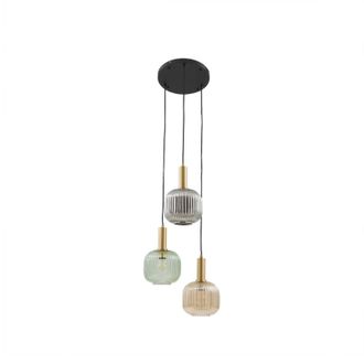 Lindby Lindby L&aacute;mpara Colgante dorotoe En Varios Colores De Vidrio