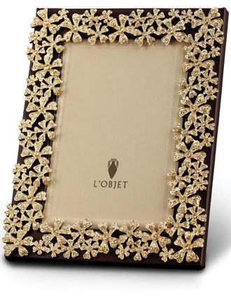 L'OBJET Cornice Garland (13cm x 18cm) - Marrone