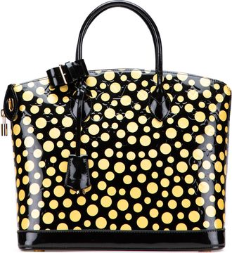 Louis Vuitton Pre-owned Womens Alma Handbag Polka Dots - Black Leather - One Size