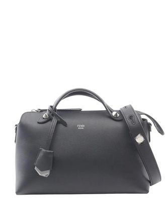 Fendi 2010-2025 Medium Leather By The Way satchel - women - Calf Leather/Leather - One Size - Black