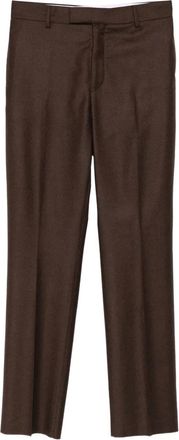 Ferragamo Broek met ceintuur - Bruin
