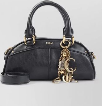Chlo&eacute; Bowling small calfskin handbag