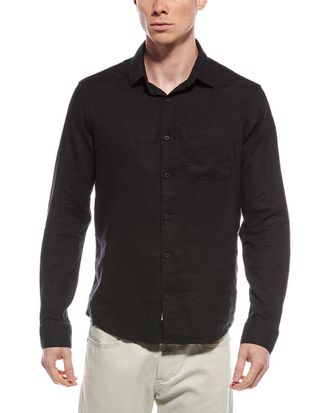 Mr. Swim Mr.Swim Linen-Blend Shirt