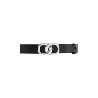 Depeche 14908 Leren Riem - Dames - Riemen - Zwart - 85 CM - Leer - Accessoires