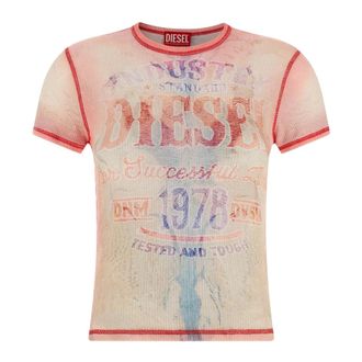 Diesel T-Shirts, female, Multicolor, Size: L T-Iana T-shirt