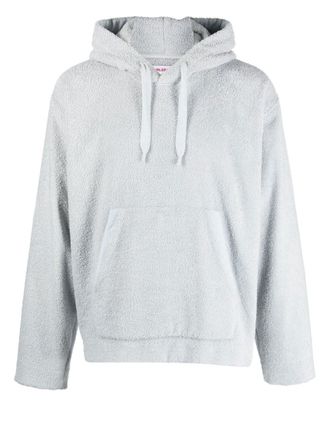 Orlebar Brown Walker towel drawstring hoodie - Blue