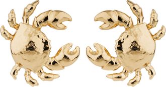 Gas Bijoux Earrings Gold Plated Krabe Stud