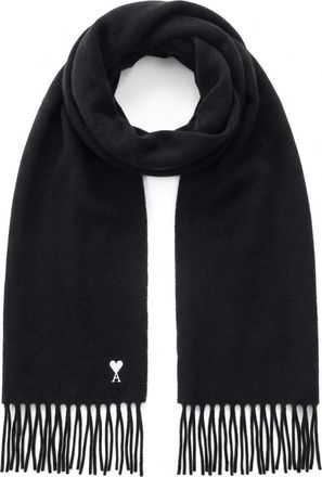 Ami Wollen sjaal - Dames - Accessoires - Zwart - Maat: ONE Size Wol
