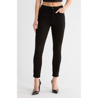 Good American Good Legs Skinny Jeans in Black001 at Nordstrom Rack, Size 12