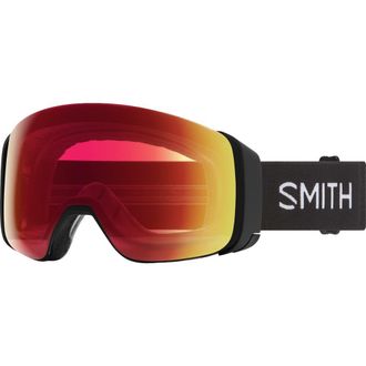 Smith 4D MAG 184mm Snow Goggles in Black /Chromapop Everyday Red at Nordstrom