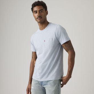Levi's Classic Pocket Tee - Mens - 2XL - Multi Colour / Texural Slub Soft Chambray