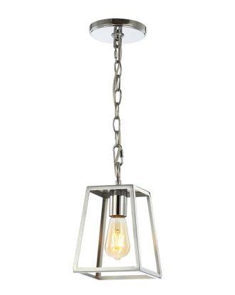 Jonathan Y Designs Jonathan Y Ira 6.25In Adjustable Drop Metal Led Pendant