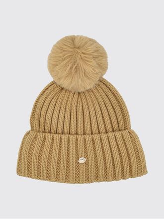 Goldbergh Wool Cuffed Beanie with Pom-Pom Application