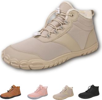 Generic Waterproof Snow Walking Boots for Men Comfortable Non-Slip Slip On Booties Winter Outdoor Waterproof Warm Booties Hiking Shoes