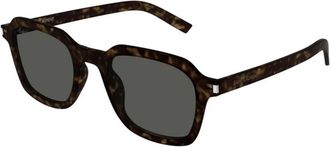 Saint Laurent Authentieke Slim 002 Bril Premium Kwaliteit - unisex - Zonnebrillen - Bruin - 49 MM - Accessoires